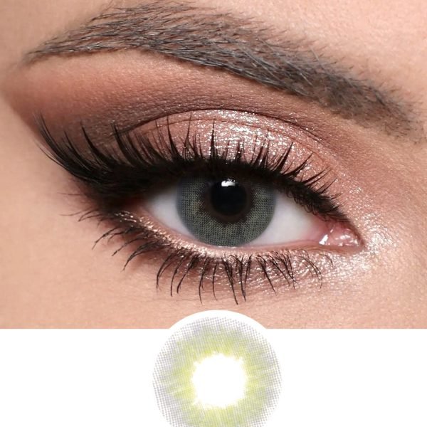 Optiano Amber gray contact lenses