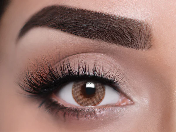 Joli Hazel brown contact lenses