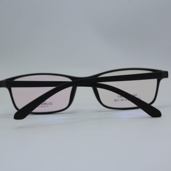 Frame Glasses Matt Black - 12103
