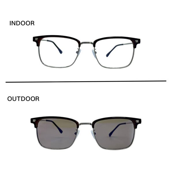 Full Frame Transition Brown Sunglasses –1061